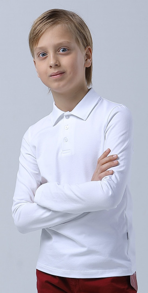 Поло 601 белый