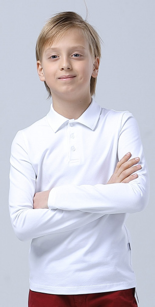 Поло 601 белый
